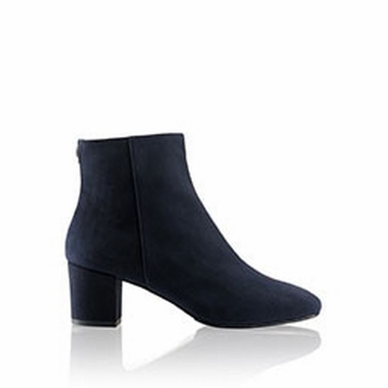 Russell & Bromley Trinity Classic Ankle Boots Womens Blue [EDU6766DO]